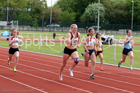 Womens under-17s 100 metres, North Eastern Track and Fields Champs., Middlesbrough. Photo: David T. Hewitson/Sports for All Pics